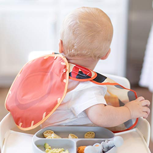 Bumkins Bibs, Disney Toy Story Woody, Baby Bibs For Girl Or Boy, Superbib With Cape, Baby And Toddler Bib For 6-24 Months, Baby Bib For Eating, Feeding Bib, Waterproof Fabric #TOP1