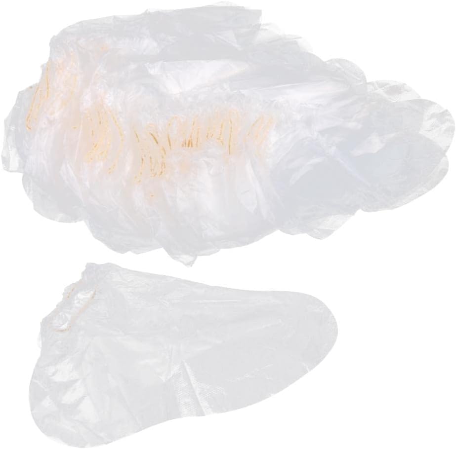 100x Disposable Liners for Paraffin Wax Works - Sanitary Thermal Foot Bags to Relieve Arthritis Pain - Plastic Socks Liners Spa Accessories for Men and Women