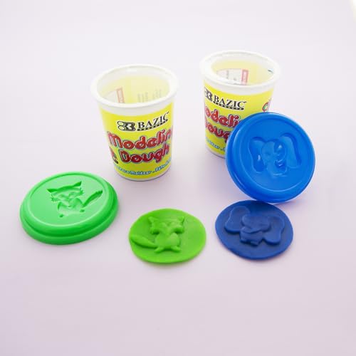 image for BAZIC Products Modeling Clay 2 Color, Assorted Colors Modeling Dough A