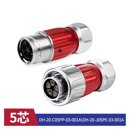 Conector de cable DH20 5 núcleos macho y hembra miniatura 2