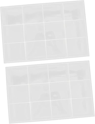 COHEALI 2 cajas de cuentas, soportes para aretes, bandeja, artículos transparentes, cuentas, aparejos, compartimento de joyería, contenedor de