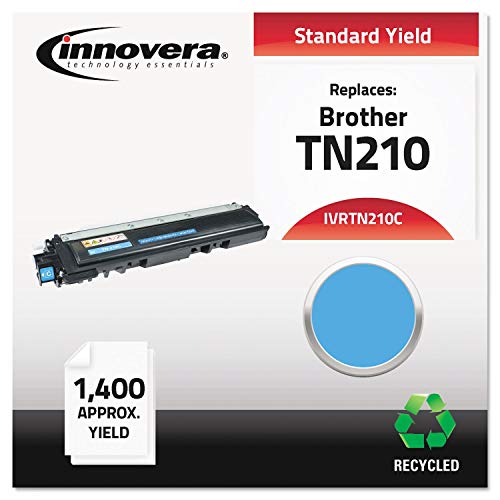 Toner laser cyan TN210 C Innovera pour rapports de réunion et documents de bureau