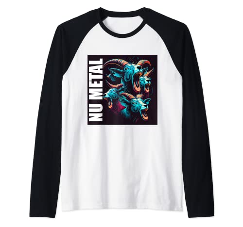 Metal Nu Metal Rap Metal Alternativo Metal Camiseta Manga Raglan