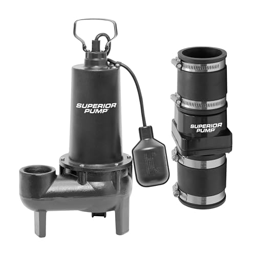 Superior Pump 93051 1/2 HP Cast Iron Sewage Pump