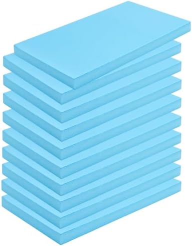 TAIANJI 10 Stück Schaumplatte Hartschaum, Hartschaumstoff Kombination groß Bastelplatte Blau Styroporplatten Handgefertigt Hartschaumplatte für Gebäude, Einfache Hundehütte, DIY Mo