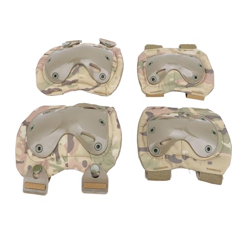 Marhynchus Juego de 4 Rodilleras de Espuma, Acolchado de Alta Densidad, Ajuste Seguro, Ideal para Construcción, Jardinería