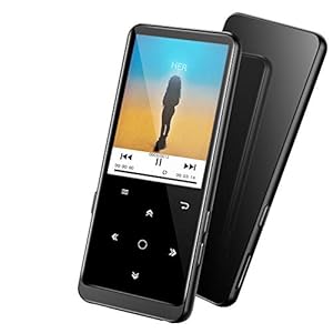 SuperEye 32GB MP3 Player Bluetooth 4.2 mit FM Radio und Voice Recorder,2.4 Zoll Sport MP3 Player mit Kopfhörer und Armband,Unterstützt bis 64GB