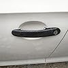 Outer Door Handle Fit Use For Audi TT 8j 8n MK1 MK2 RS Accessories Door Handle Cover Trim Handles Covers Plastic Imitation Carbon Fiber Car Door Handle (Color : 2DK-1) #3