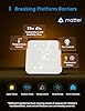 meross Smart Thermostat for Home, WiFi Thermostat Works with Matter, Alexa, Apple Home, Google Assistant, App & Voice Control, 7x24h Scheduling, Energy Saving, C-Wire Required