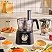Robot Culinaire Karaca Mastermaid Power Max 11 en 1, Noir Mat Argent, 2500 W
