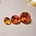 Yiasangly 60mm Crystal Glass Diamond Shaped Decoration, Crystal Diamond Paperweight Jewelry for Home Office Decor, Wedding Centerpieces Decoration, Valentine's Day Gift - Amber
