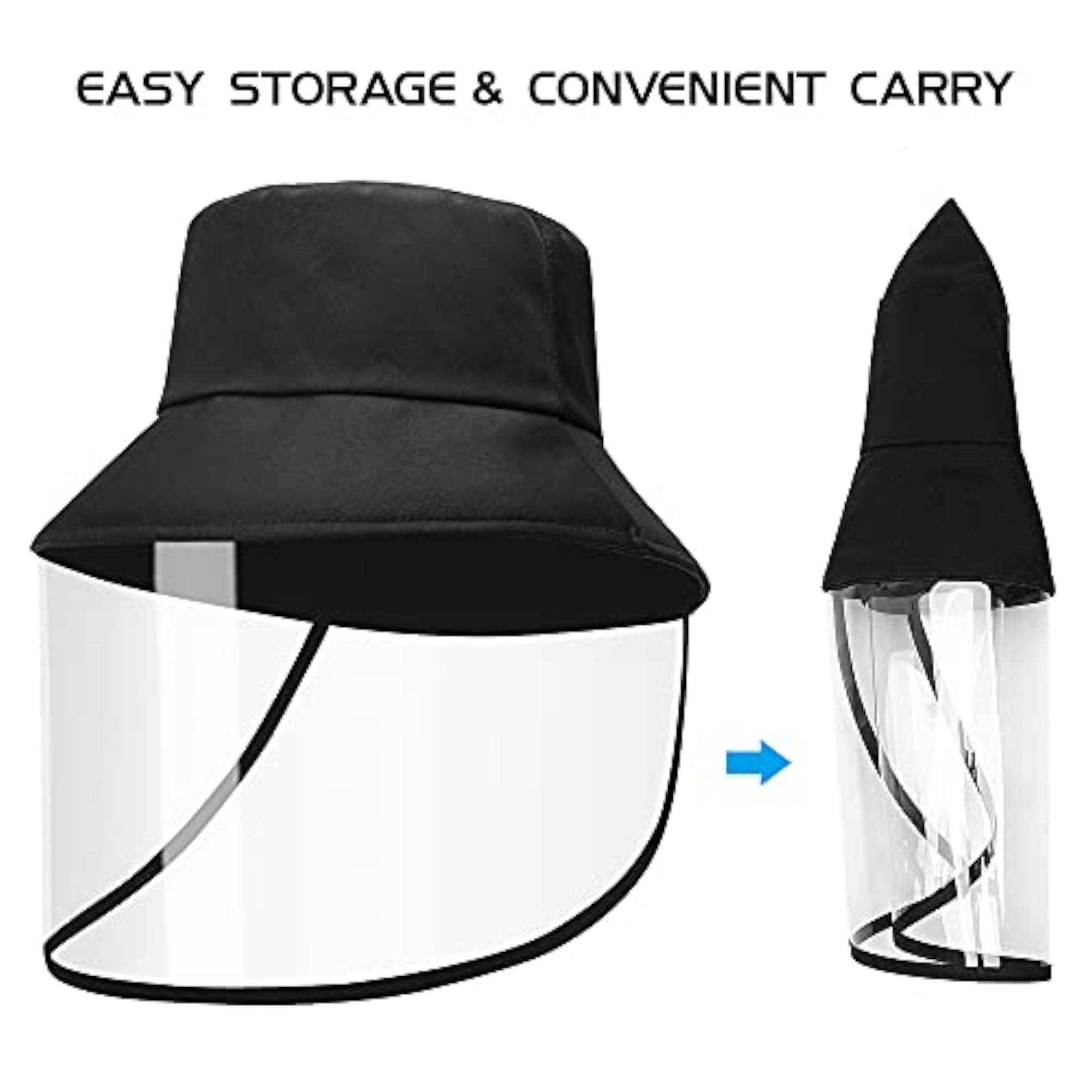 Protective Dustproof Hat with Face Shield