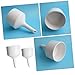 JEWEDECO Scientific Laboratory Filling Funnels Set 2pcs 100ml and 60ml Wide Mouth Liquid Filter Funnels for Lab and Industrial Use