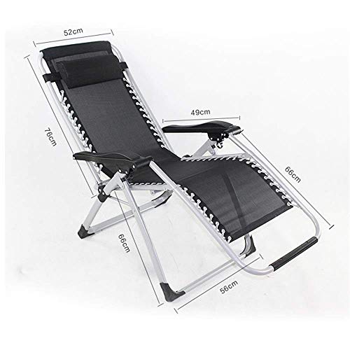 Chaise de jardin réglable idéale pour le camping et la plage