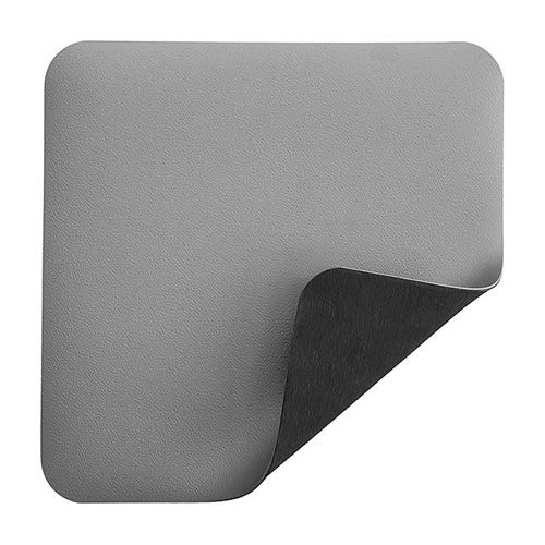 SafeGuard ESD-Tischmatte Premium, grau, 600 x 1200 x 2 mm, Zuschnitt mit 2x 10 mm Druckknopf