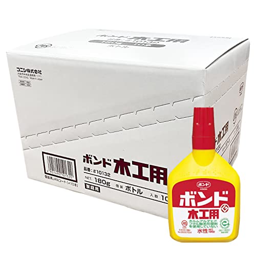 Amazon | コニシ(KONISHI) 【箱売り】 ボンド 木工用ボトル 180g 10本