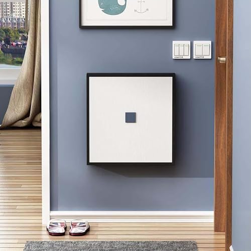 UIILO Faltbarer Wandhocker Wandmontierter 7 cm Ultradünner Klappstuhl Geeignet für Eingangsbereiche Wandklappstuhl Klappstuhl (A)