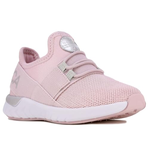 Nautica Tênis infantil atlético slip-on elástico tênis de corrida |Menino - menina|(criança grande/c