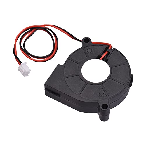 JVDDI Ventilador soplador 5015 ventilador de aire de refrigeración 50x50x15mm compacto y ventilador Turbo económico de energía(12V 1PC)