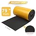 Garage Wall Protector，1 Roll-79 * 8 * 1/4，Sectional Foam Sticking Car Door Pads Strong Self-Adhesive Car Wall Bumper Guards for Car Door Protector Collision Protection
