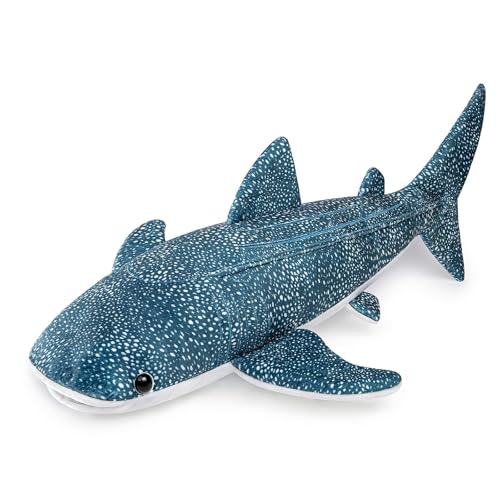 lilizzhoumax Jouets en Peluche Requin Baleine 50cm/20”, Simulation Jouet en Peluche Requin Baleine Poupée Réaliste, Requin Jouets Animaux Sauvages Cadeau pour Les...