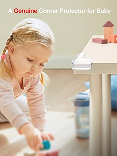 Vovoly 12Pack Corner Protector Baby, Clear Safe BPA Free Silicone Table Corner Protectors for Baby, Soft Baby Proof Corners, 100% Strong 3M Prepasted Furniture Corner Guard & Edge Safety Bumpers. - Thumbnail 4