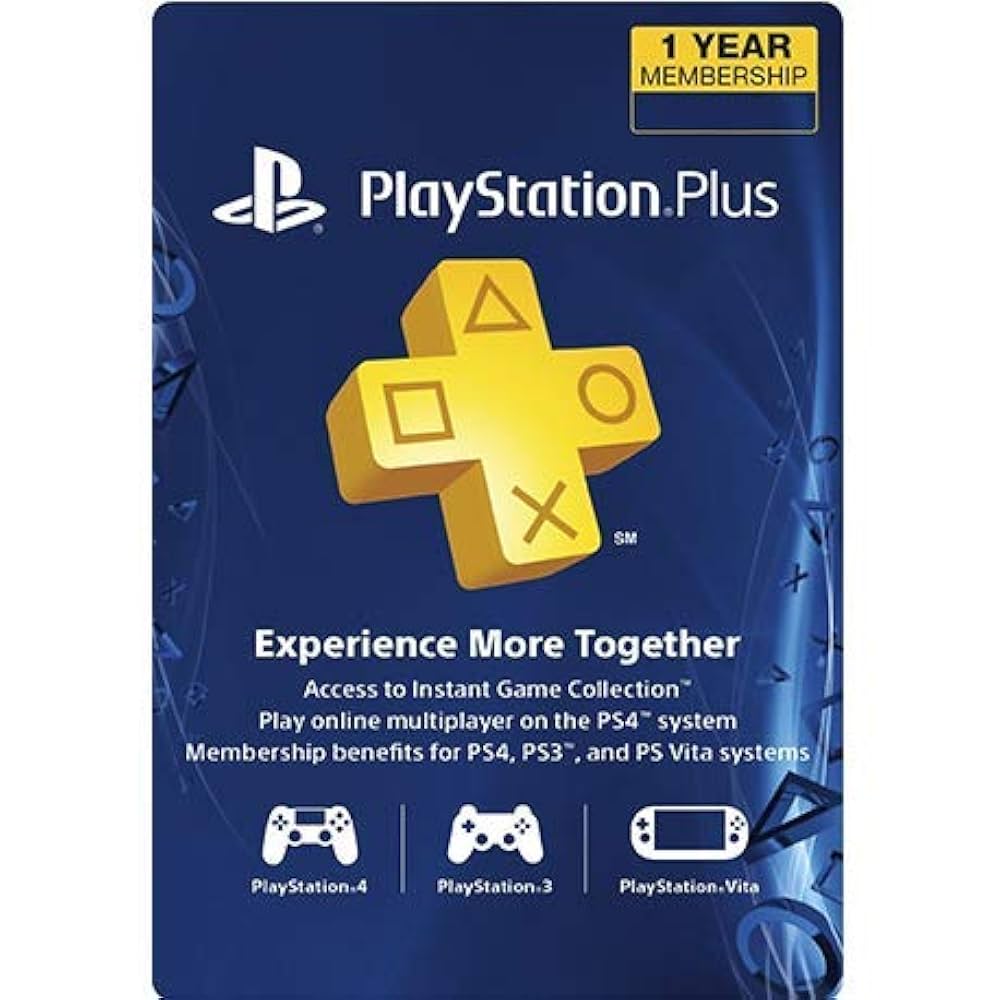Amazon.com: 1-Year PlayStation Plus Membership - PS3/ PS4