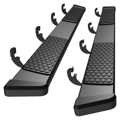 Barras laterales negras para Chevy Silverado y GMC Sierra miniatura 1