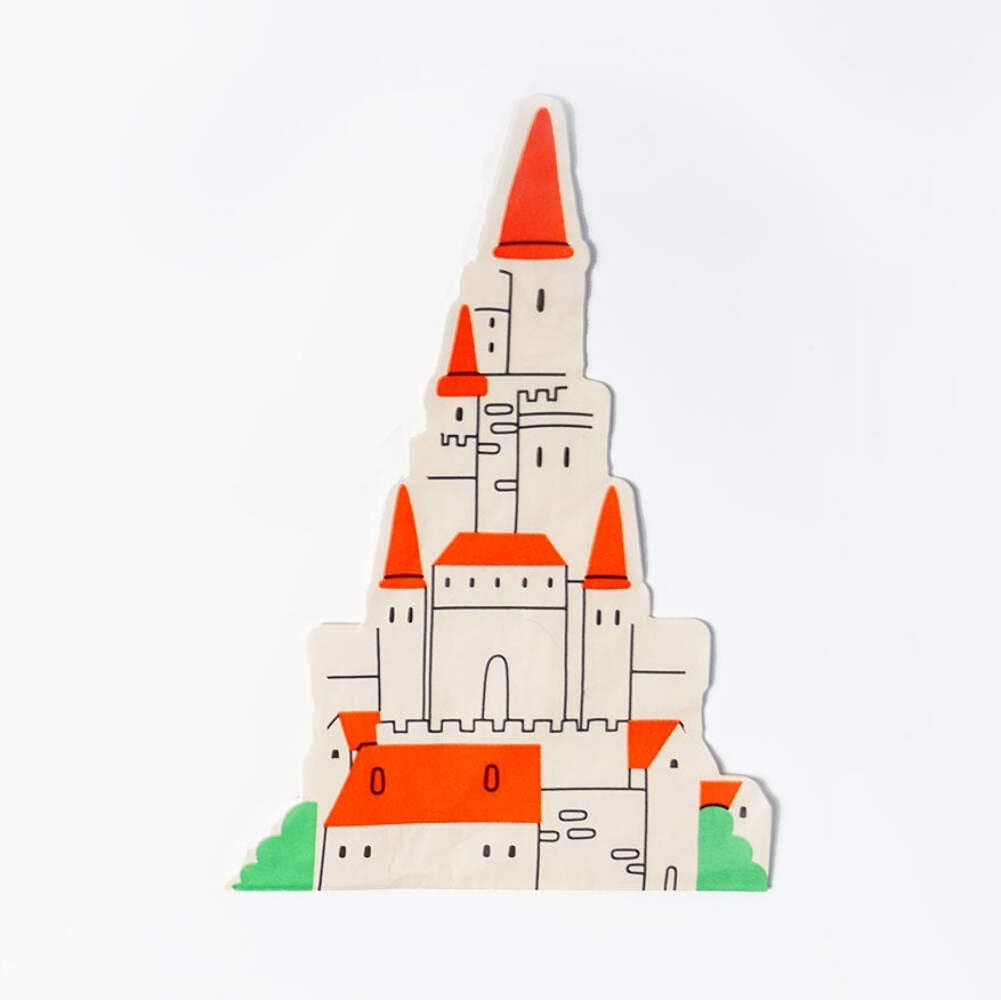 Castle Napkins - Princess Mirror Mirror Party (x 20)