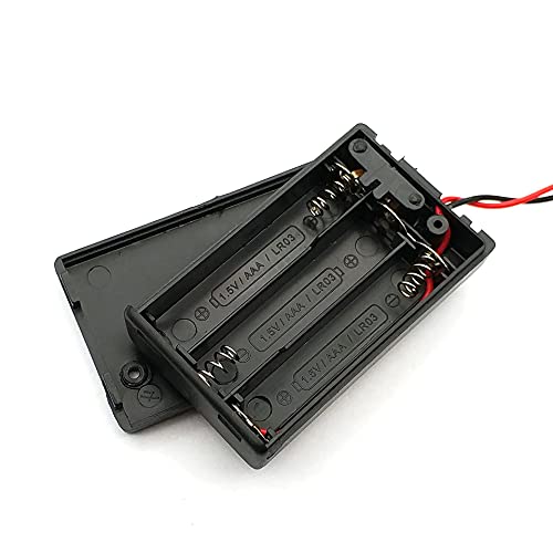 xcluma 3 AA 4.5V in series battery box with switch with cover-image-9