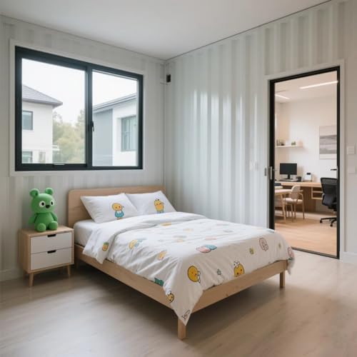 40FT Prefab Tiny Home for Sale, 20FT Expandable Container House with 2 3 Bedrooms, 1 Full Equipped Bathroom & Kitchen, Tiny Houses to Live in for Adults, Mobile Modular Home - Image 7