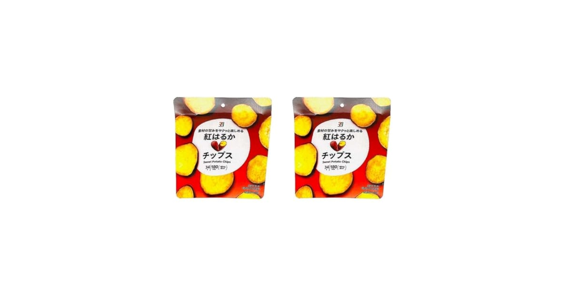 Amazon.co.jp: セブンイレブン 紅はるかチップス 2袋セット