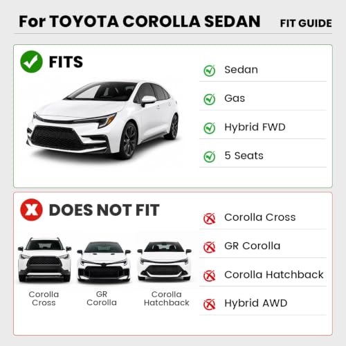 Image of LASFIT Cargo Mats for Toyota Corolla Sedan & Hybrid 2020-2026