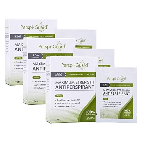 Perspi-Guard Maximum Strength Antiperspirant - Clinically Proven Protection From Problem Sweat And Odour - Made in UK - Triple Pack Offer Cover