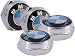 iNewcow License Plate Fasteners for BMW Vehicles - Automotive Exterior Accessories for BMW License Plate Frame Chrome Bolt Screws (4PCS)