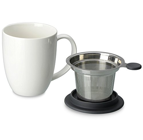 Forlife Uni Brew-In-Mug With Tea Infuser And Lid, 16-Ounce, Mandarin #TOP5