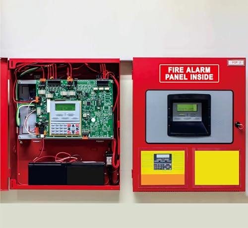 Fire Alarm Panel Inside Sign – Made from Premium Durable Acrylic Material, Super Strong Self-Adhesive, Quick Installation, Perfect for Your Business and Home (9x3 Inches, Red) - Thumbnail 5