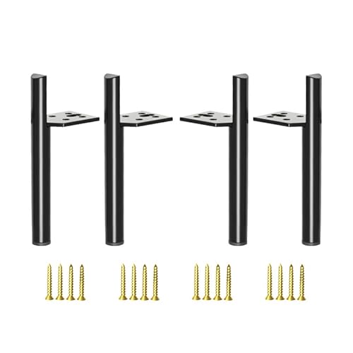 Orgerphy 6 Inch Metal Sofa Legs Set Of 4| Legs For Furniture Set Of 4| Black Metal For Sofa Couch Dresser| Mid Century Modern Metal Legs For Coffee Table Furniture Bench Legs (6 Inch) #TOP20