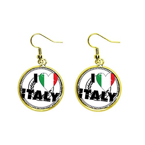 Pendientes de Italia el regalo romántico perfecto de joyería para mujer