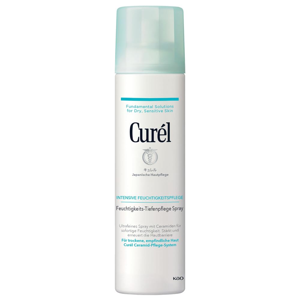 Curél Feuchtigkeits-Tiefenpflege Spray - Ultrafeines Spray - Mit Ceramiden - Stärkt und erneuert die Hautbarriere