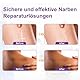 Narbenpflaster Silikon, Silicone Scar Tape(4cmx150cm Rolle), Professionell für Narben Durch C-Abschnitt, Verbrennungen, Keloid, Akne, Wiederverwendbares Silikonpflaster Narben, Sicher und Effektiv
