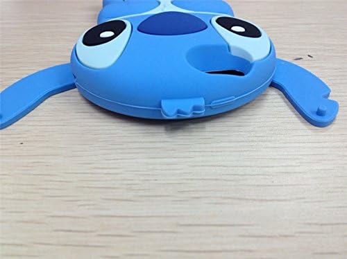 Generic iPhone 6s Case, iPhone 6 Case, Cute 3D Cartoon Lovely Lilo Movable Ear Flip Soft Gel Rubber Silicone Protection Skin Case Cover for iPhone 6 / 6s 4.7" (Blue)