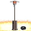 48,000 BTU Outside Heaters for Your Patio, Double-Layer Stainless Steel Burner and Safety Protection Syst, Outdoor Patio Heater for Home and Commercial, Backyard, Garden (Sand Box)