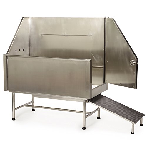 Master Equipment Superior Stainless Steel Evolve Tub Left Plumbed For Pets, 48-Inch #TOP1