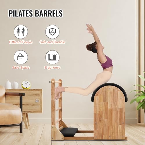 Pilates-Ladder-Barrel-Ladder-Barrel-Pilates-Barrel-Vintage-Spine-Corrector-Barrel-Pilates-for-Home-Gym-Body-Balance-Core-Strengthening-and-Stretching
