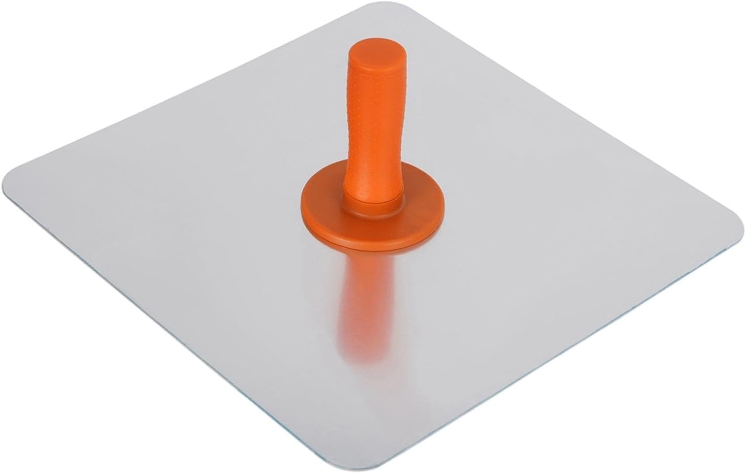 Aluminum Plaster Hawk with Handle Smooth Edge Mud Plate Plastering Hand Board for Concrete Drywall Industrial Supplies Cement, 34.5cmx11cm
