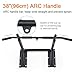ONETWOFIT Wall Mounted Power Tower Pull Up Bar Station Workout Dip Station, Multi-Function Chin Up Bar Exercise Bar Set for Home Gym Strength Training Fitness Equipment, Pull Up Stand 330 Lbs