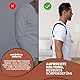 DONNER KRAFT Haltungskorrektur Herren Damen Innovativer Rückenstützgürtel: Back Posture Haltung Korrektur Gurt für Herren und Damen - Verstellbare und Atmungsaktive Haltungstrainer + Ebook Leitfaden