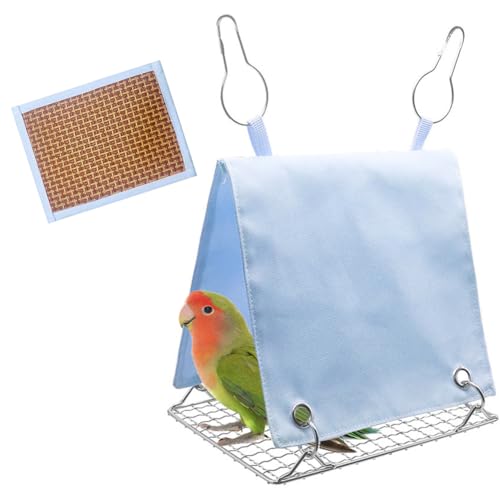 Image of Bird Nest House Bird Bed Hanging Hammock Tent Waterproof Hideaway Cave Snuggle Hut for Parrot Parakeet Cockatiel Conure Budgie Lovebird Small