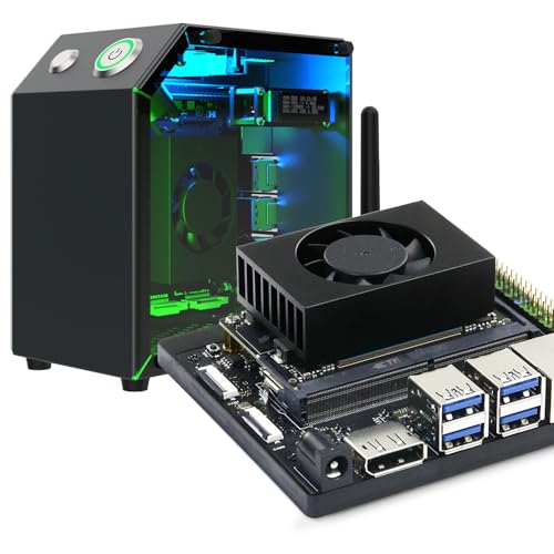 Image of Yahboom Jetson Orin NX 8GB RAM Super 117TOPS with Jetson Case, USB Microphone Camera, 256GB SSD Electronic Kit Intelligence ROS AI Large Model (Orin NX 8GB SUB Mini PC Kit)